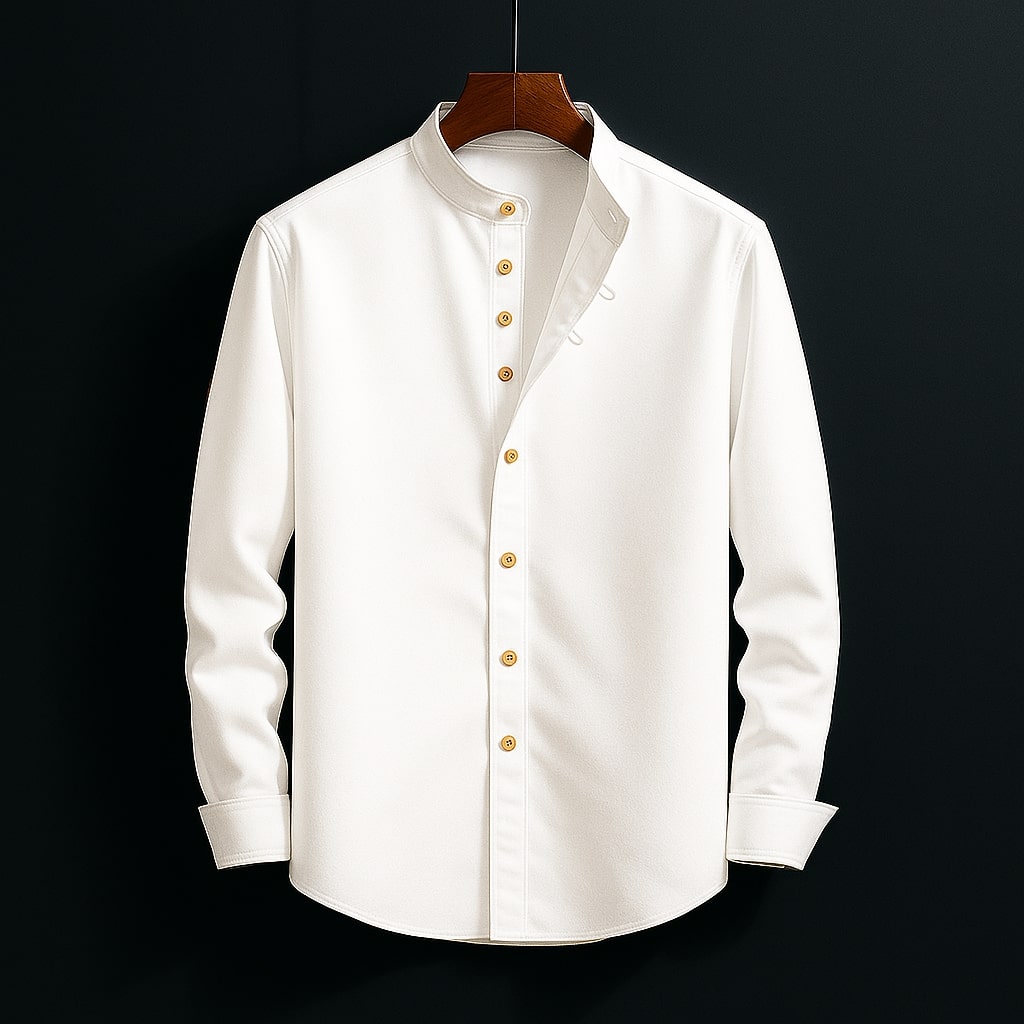 Axel | Men's Long Sleeve Button Up Shirt Navy