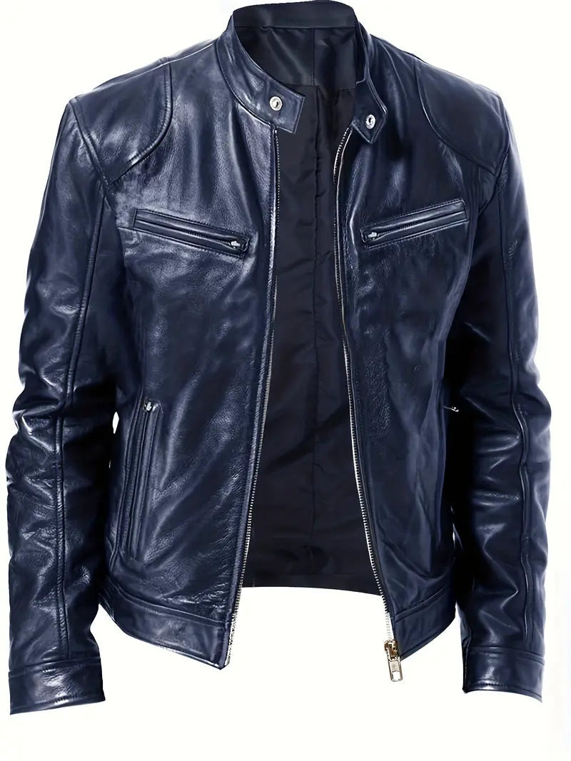 Dama Washington Calder men's slim fit racer jacket - view 3