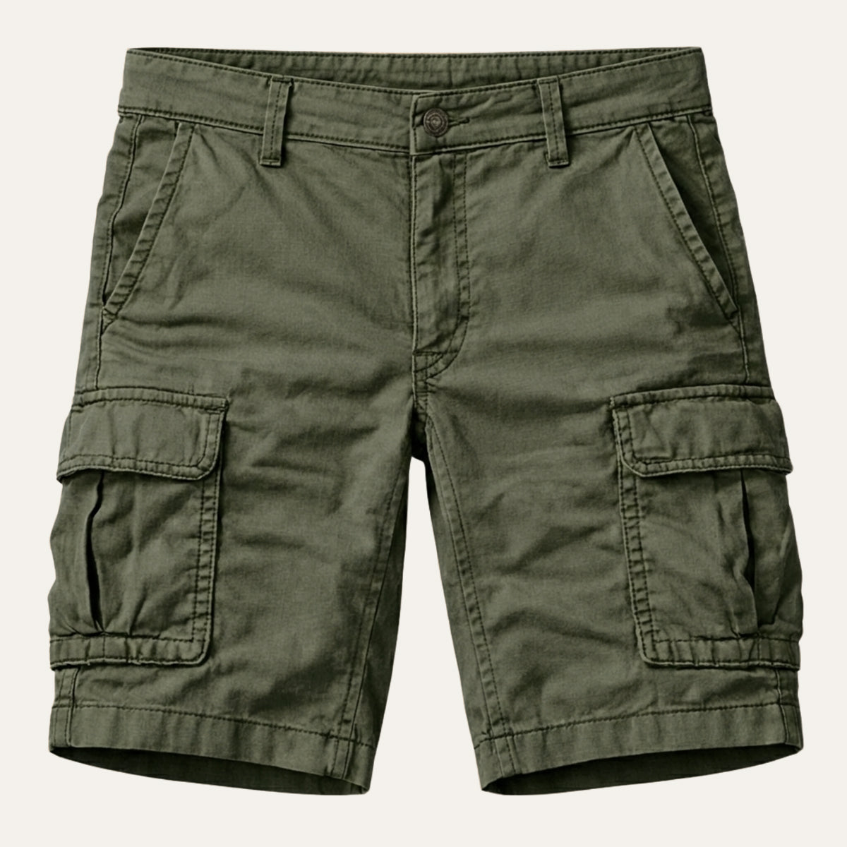 Nash | Men's Cargo Shorts Khaki With Pockets