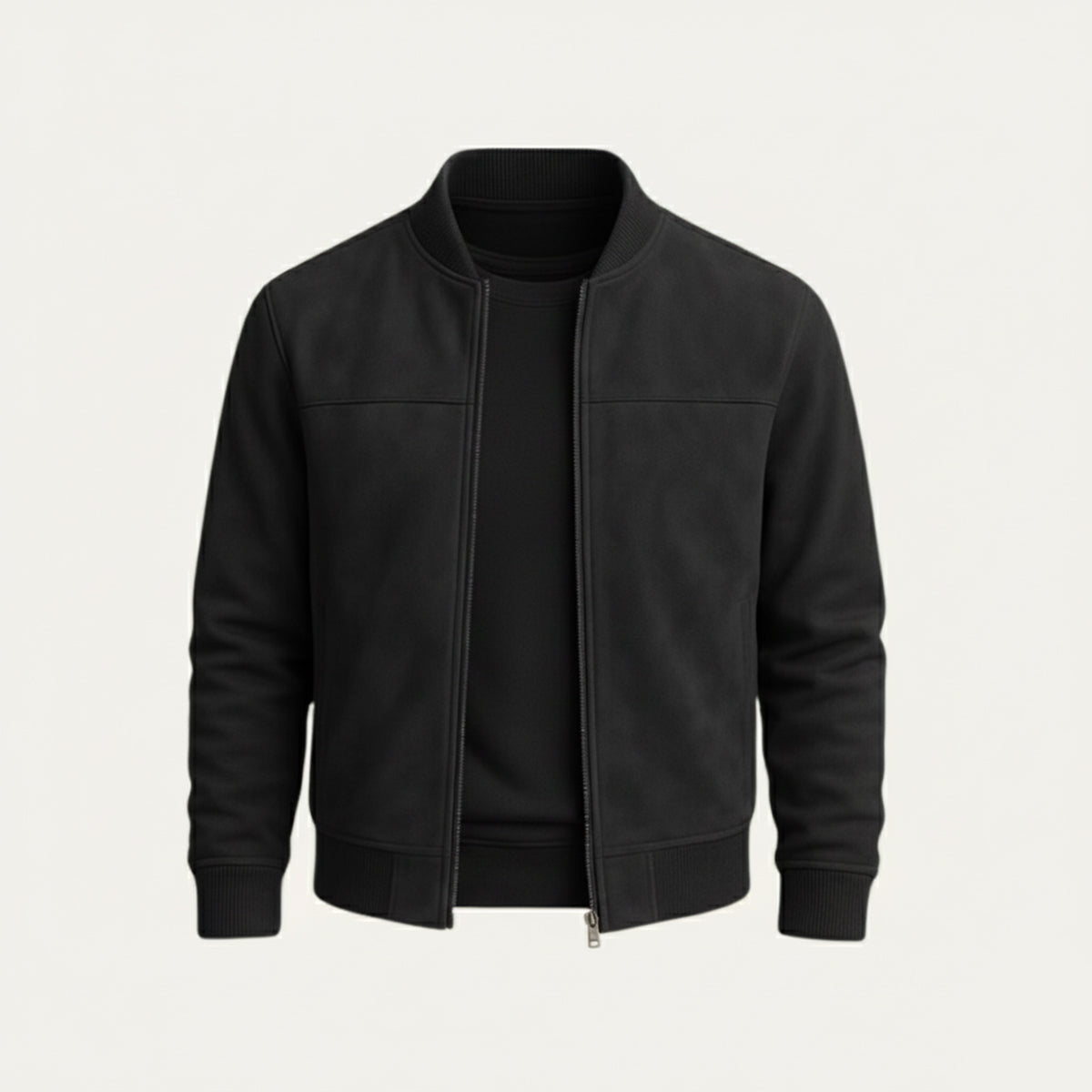 Wyatt | Men's Casual Zip Up Jacket Beige