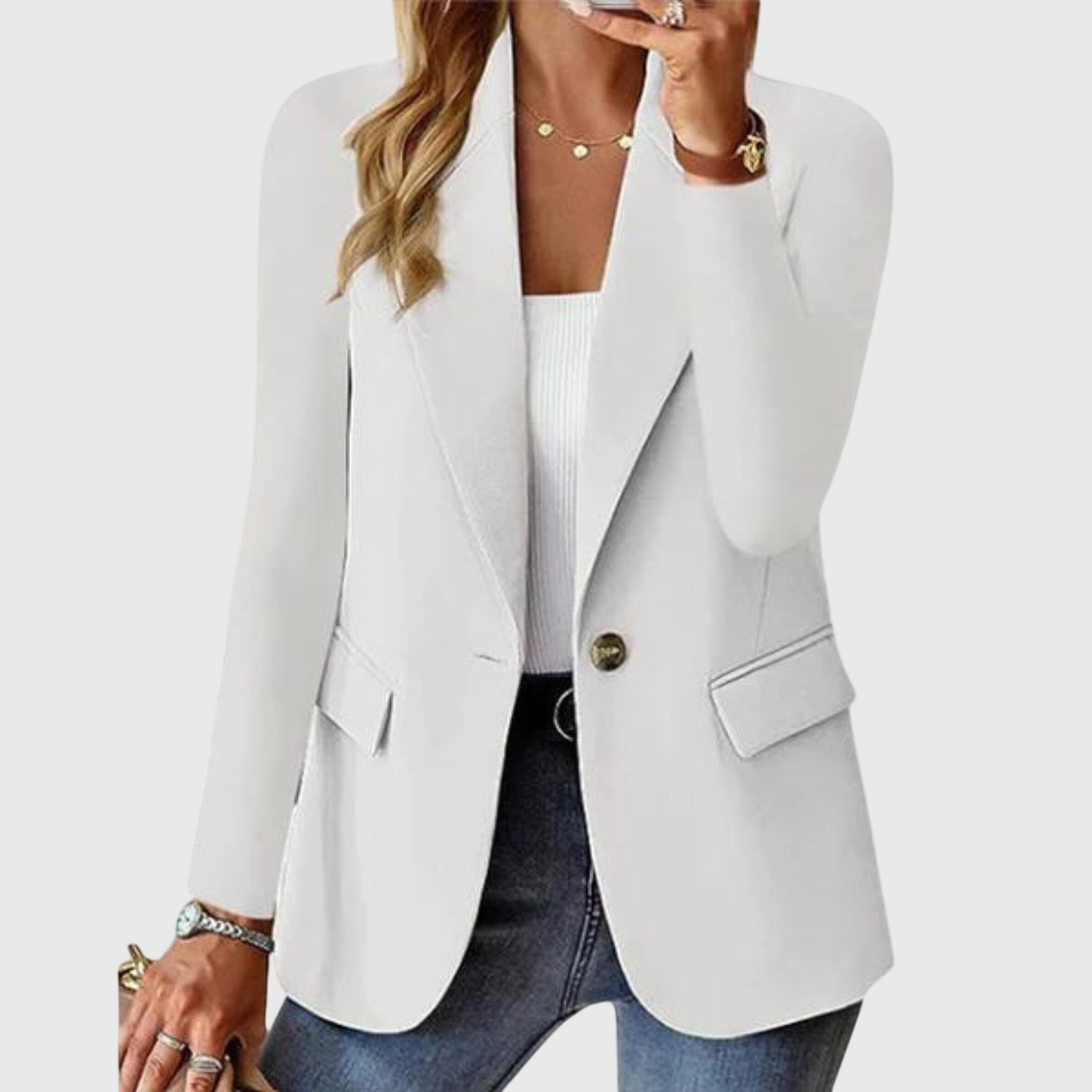 Vera | Women's Womens Blazer Red Tailored Single Button