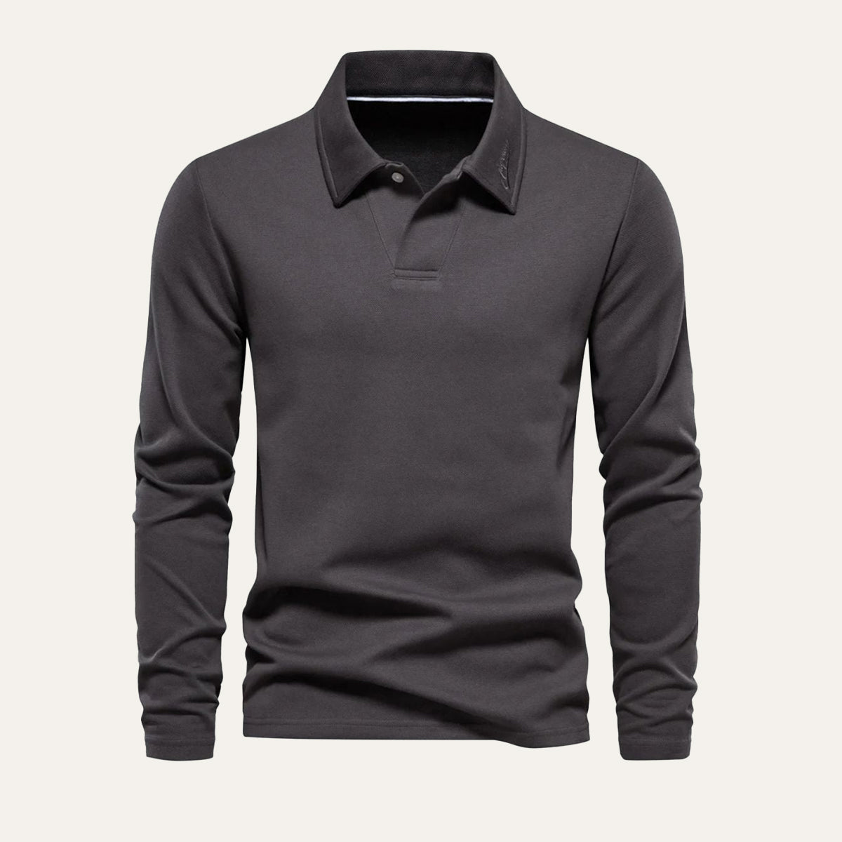 Axel | Men's Long Sleeve Polo Shirt Navy