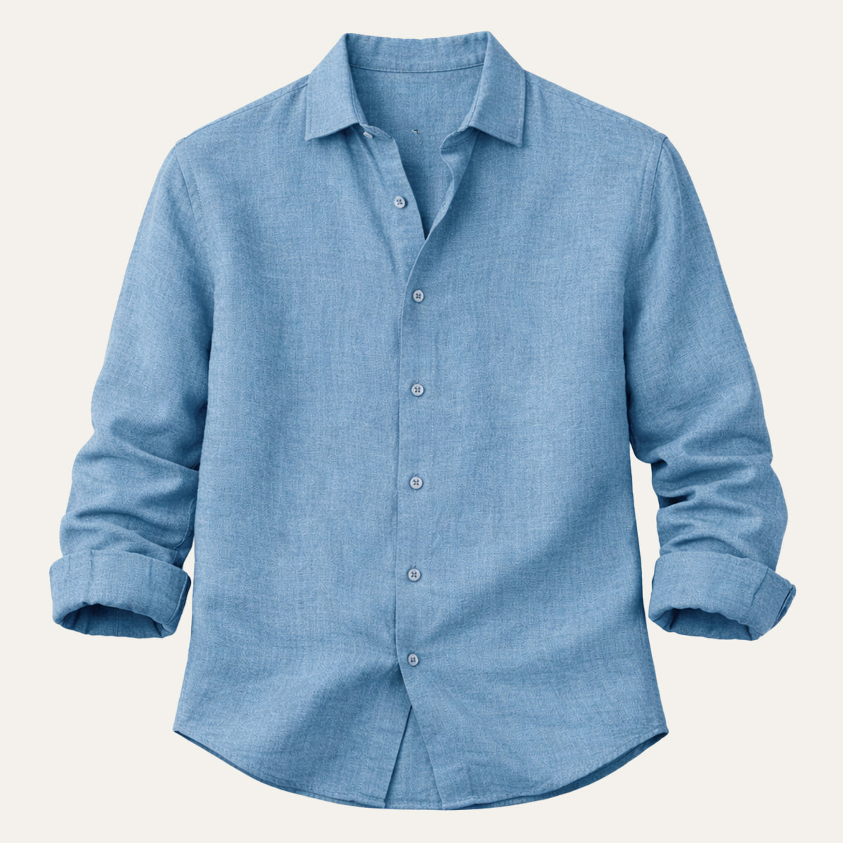 Sage | Men's Casual Linen Button Up Shirt Green Long Sleeve