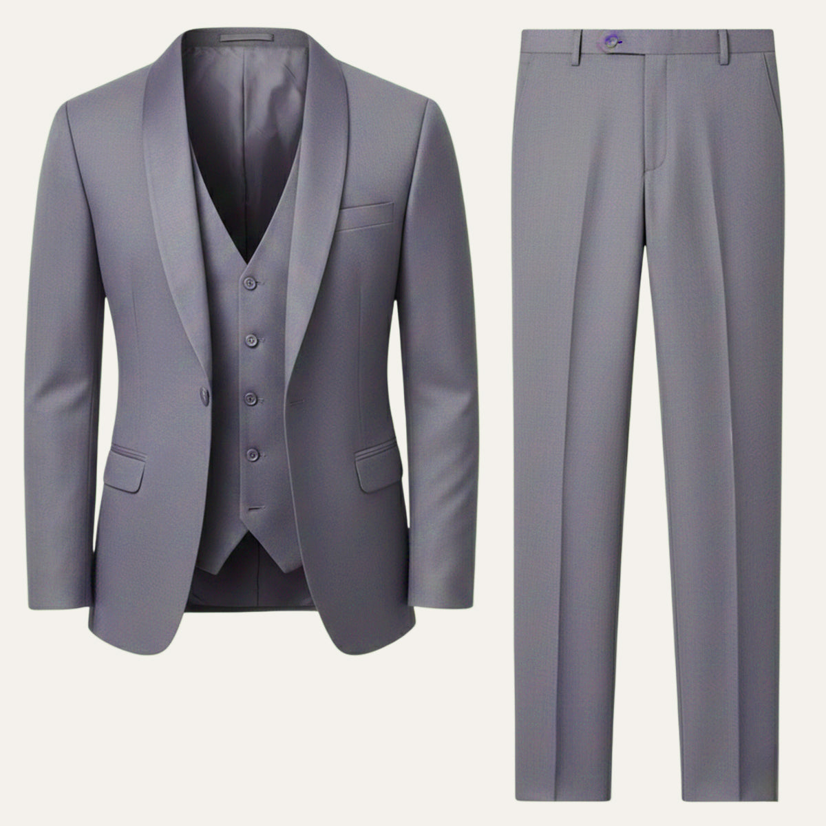 Wyatt | Men's Black Formal Suit Three Piece Tuxedo
