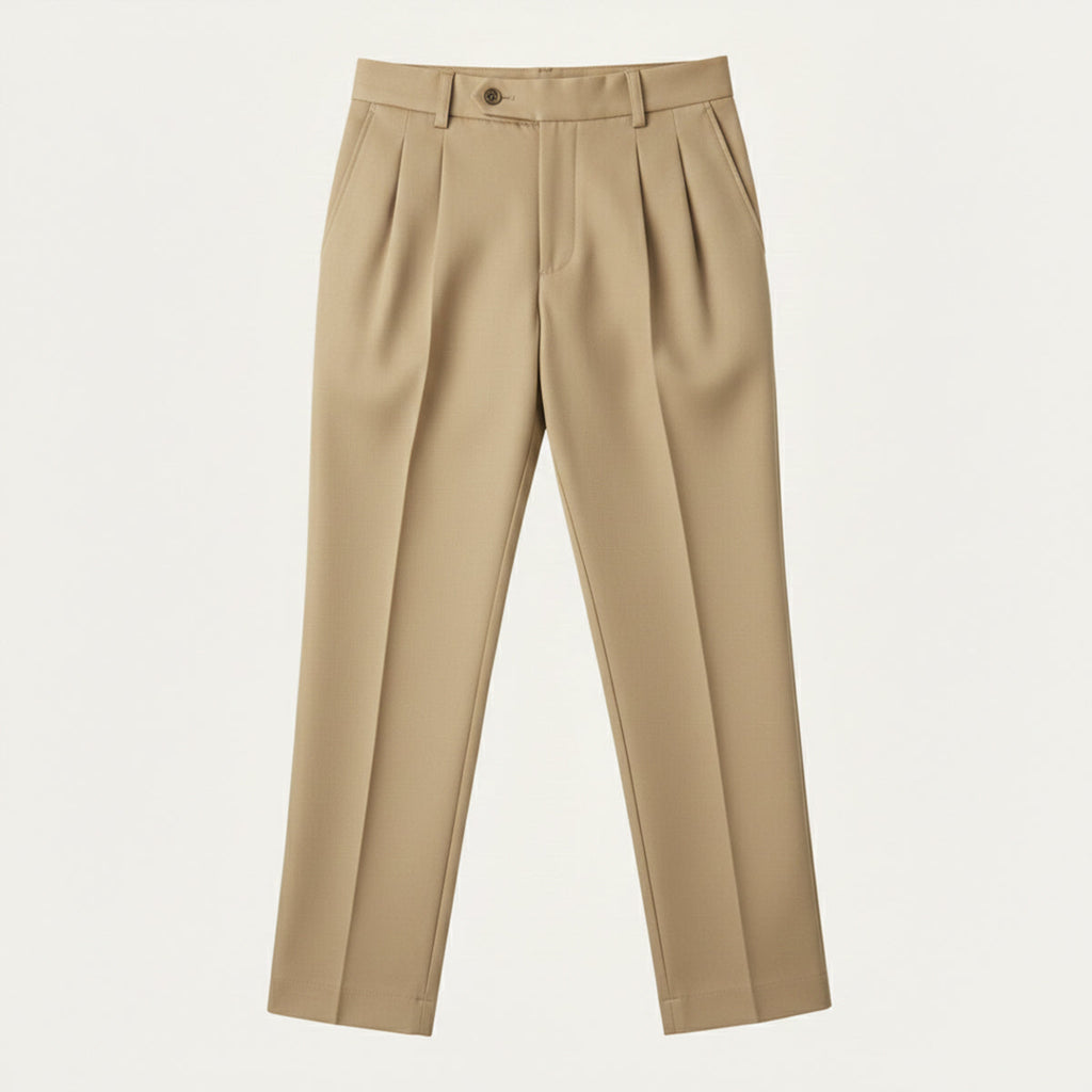 Dama Washington Lars men's pleated dress pants beige - view 12
