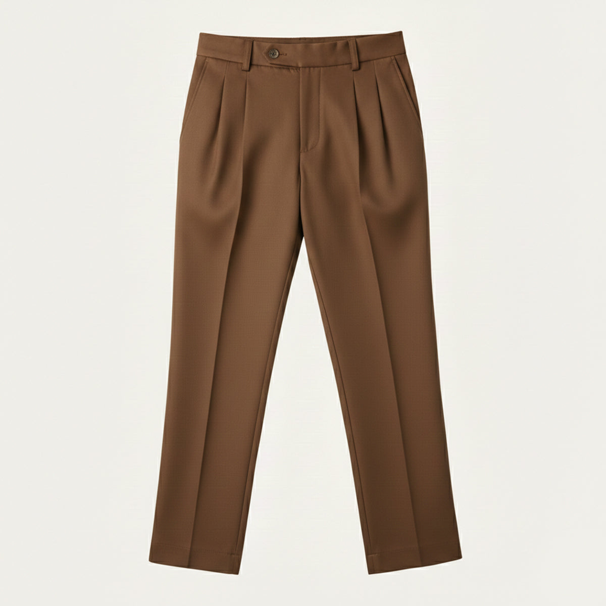 Lars | Men's Pleated Dress Pants Beige