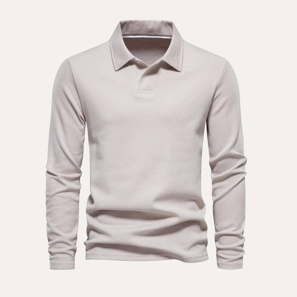 Axel | Men's Long Sleeve Polo Shirt Navy
