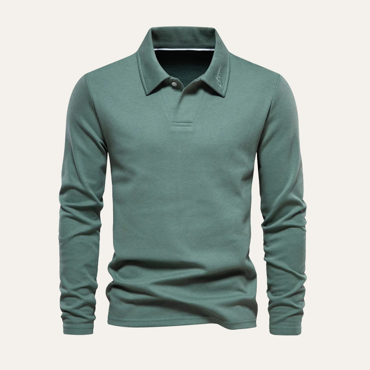 Axel | Men's Long Sleeve Polo Shirt Navy