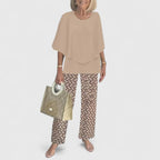Dama Washington Stella women's lounge set sage green floral print pants - view 7