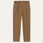 Dama Washington Bram men's pleated dress pants brown tapered ankle - view 4