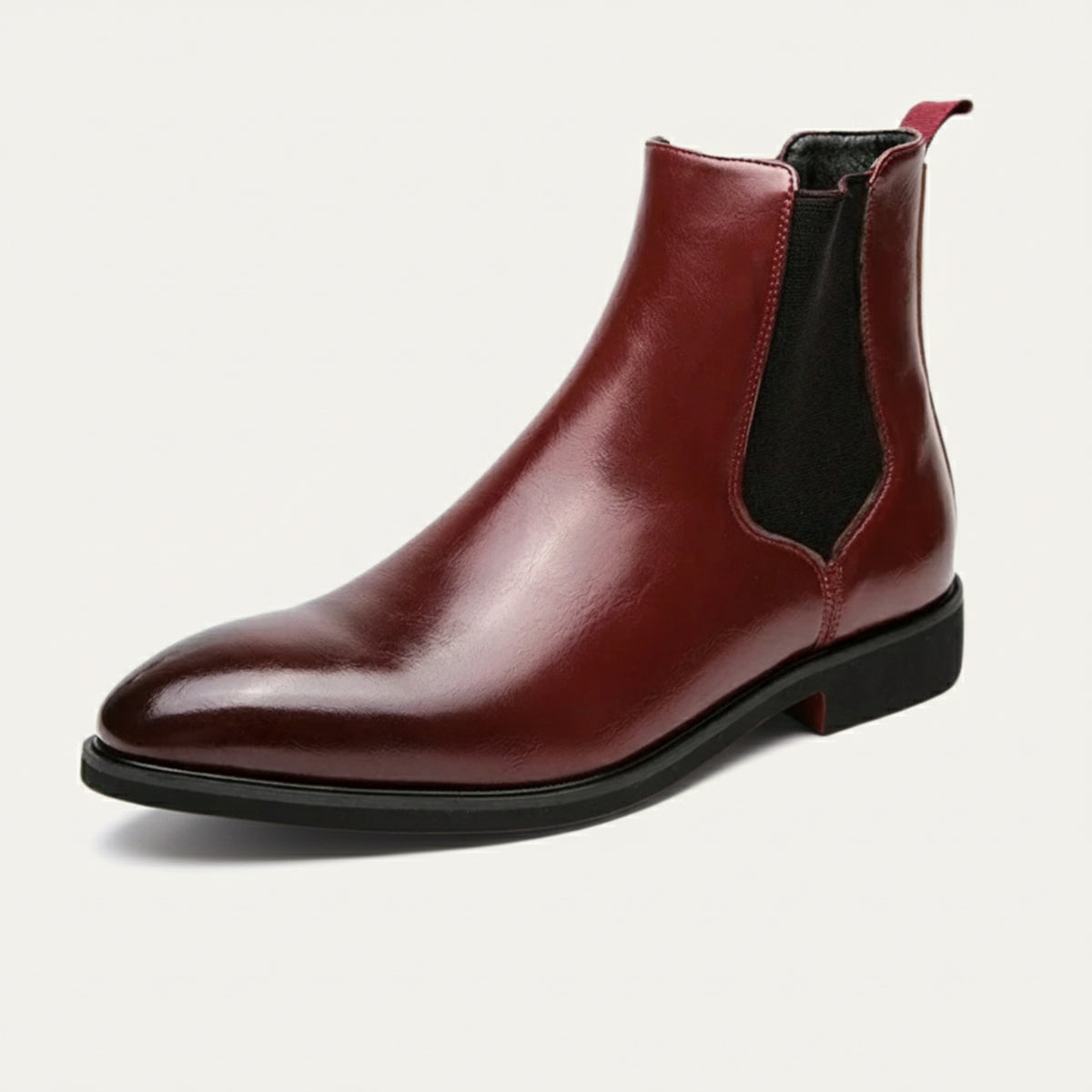 Axel | Men's Chelsea Leather Boots Black