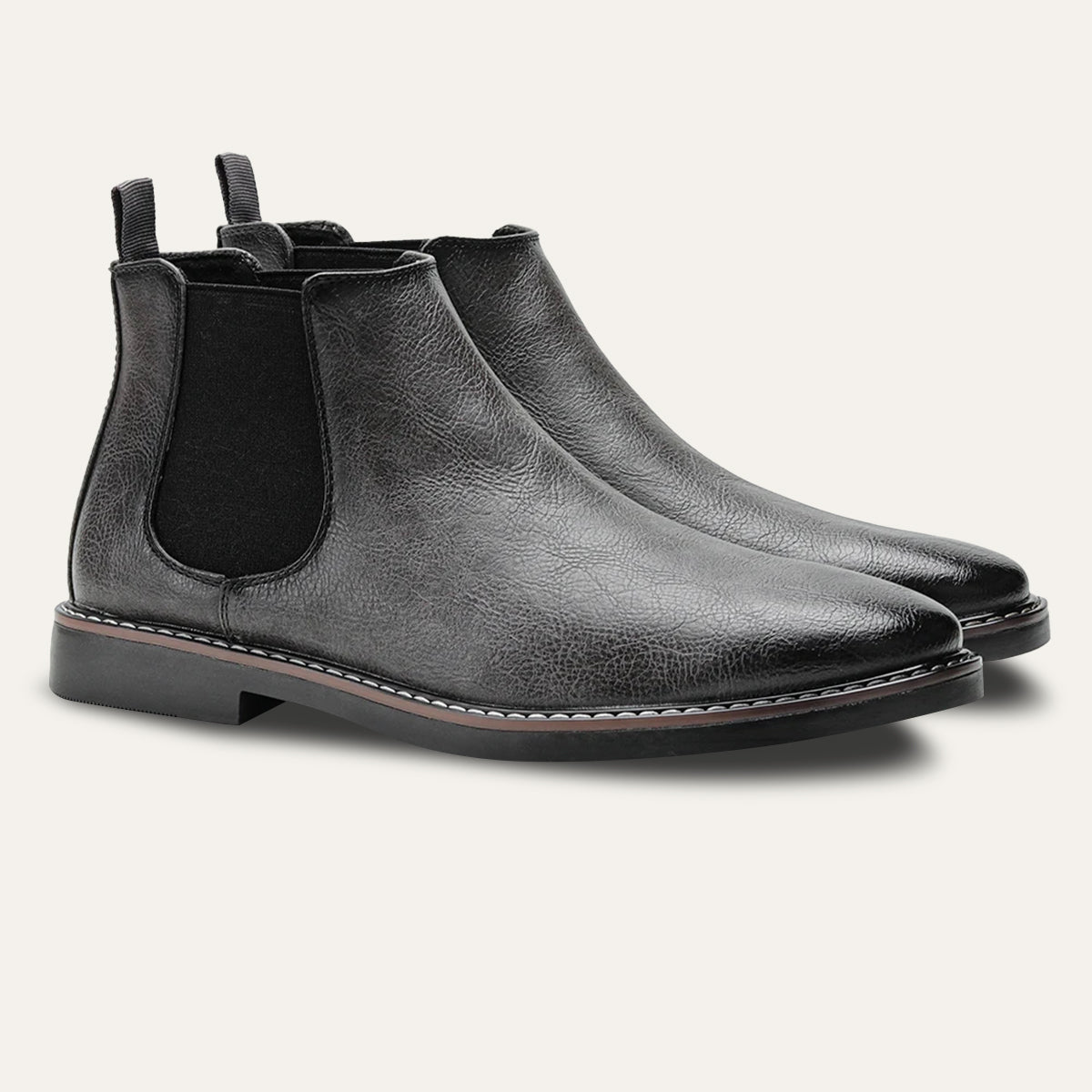 Axel | Men's Chelsea Ankle Boots Brown Leather