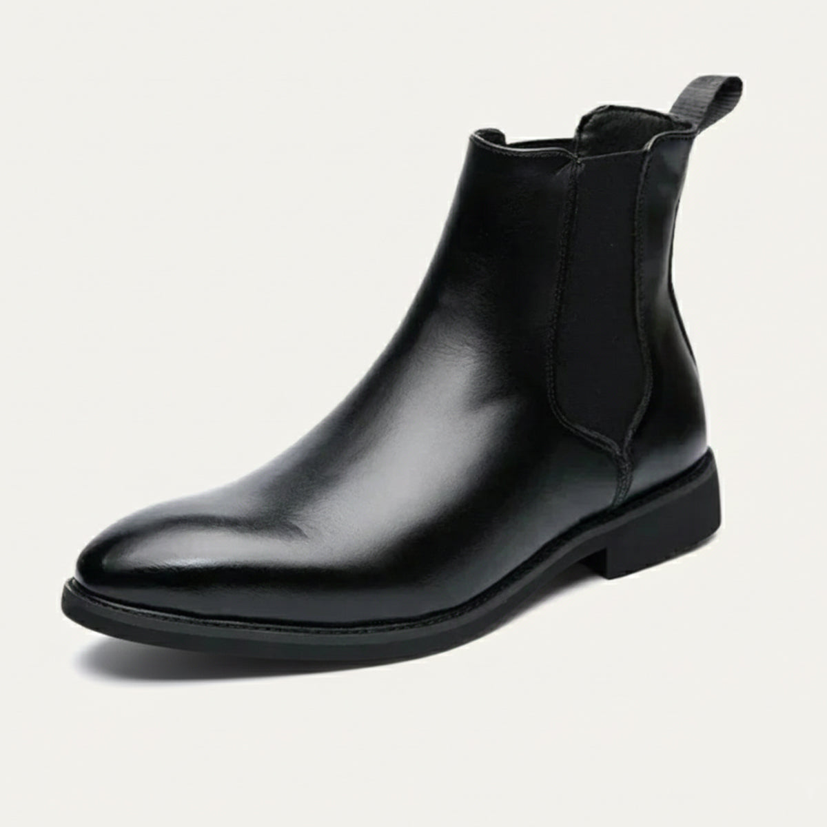 Axel | Men's Chelsea Leather Boots Black