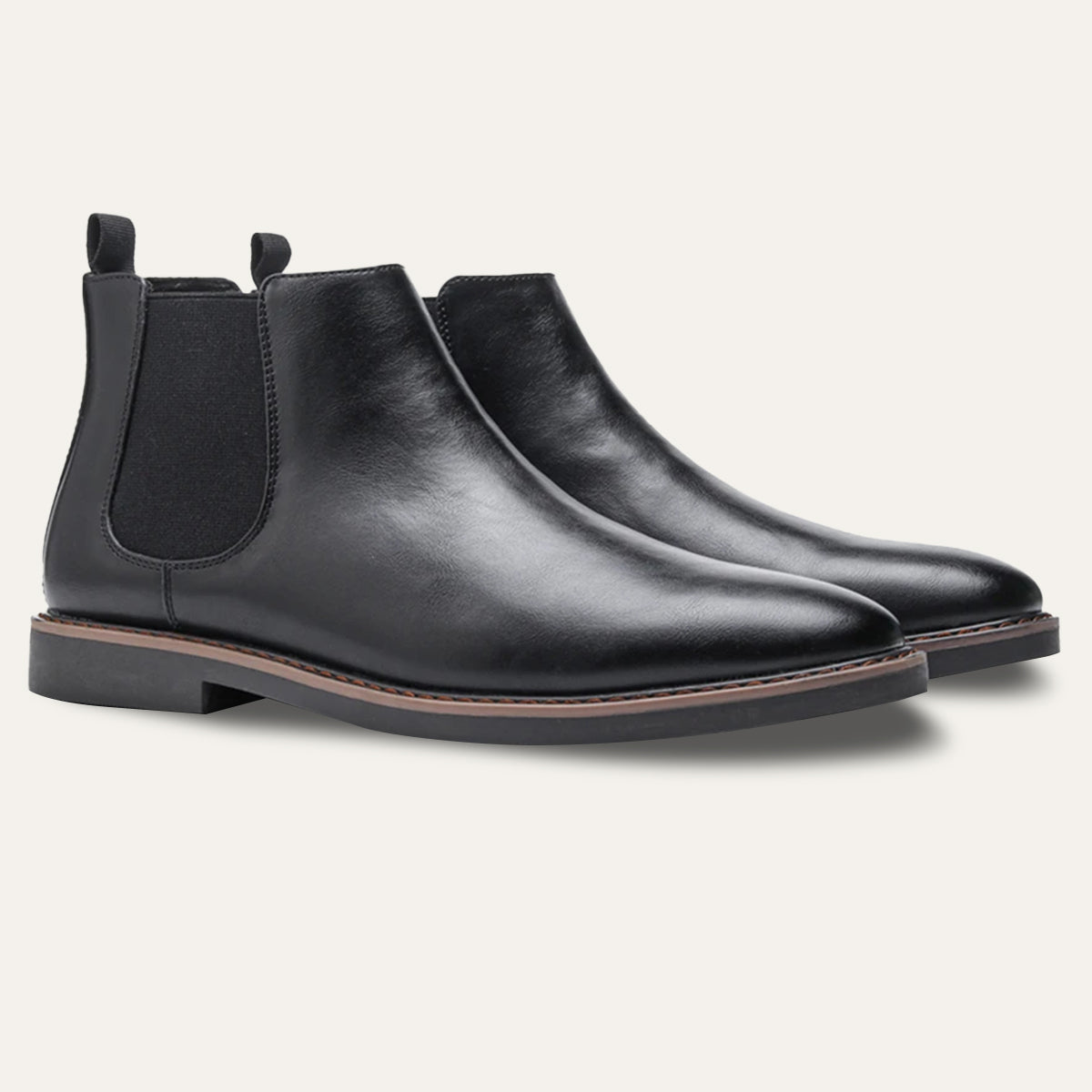 Axel | Men's Chelsea Ankle Boots Brown Leather
