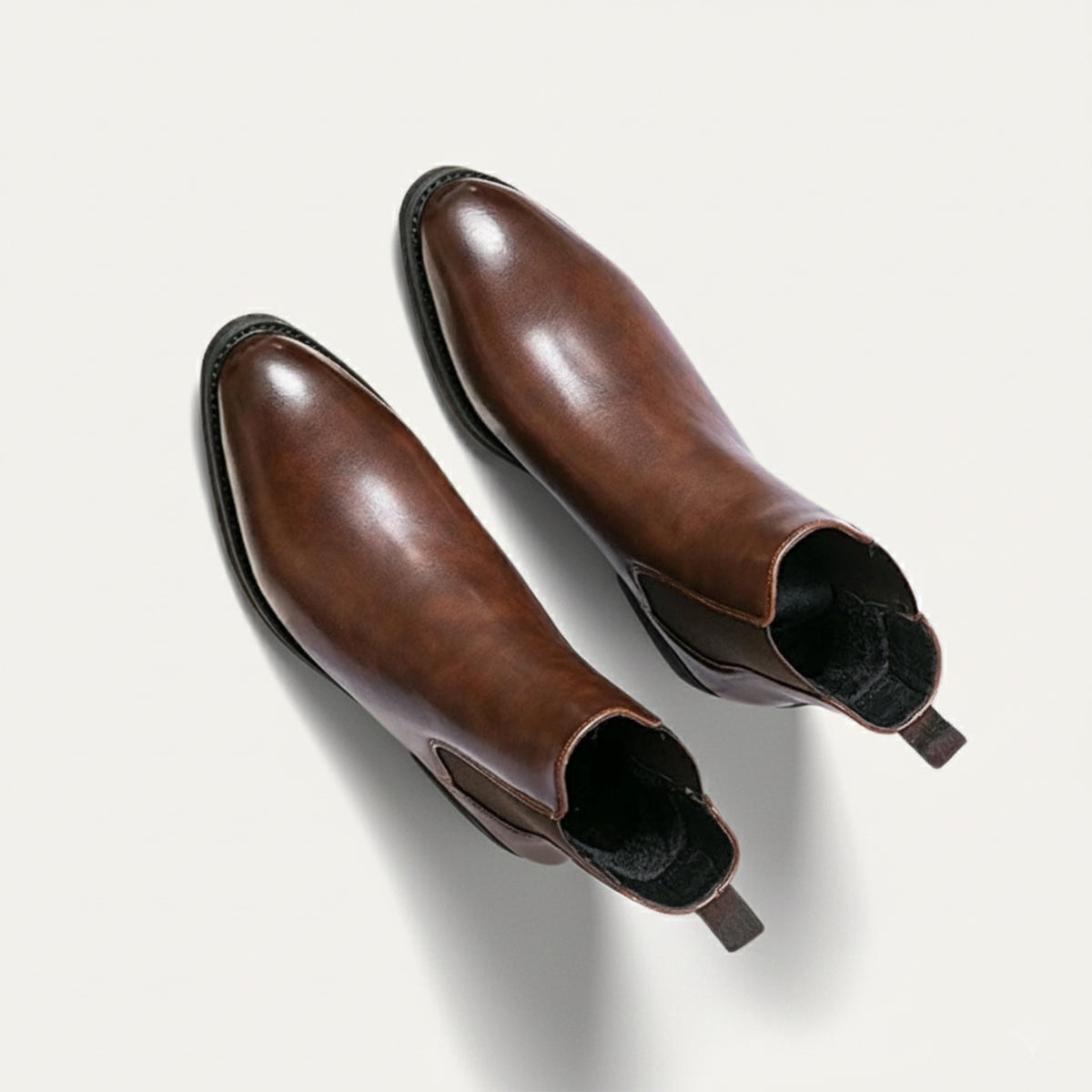Axel | Men's Chelsea Leather Boots Black