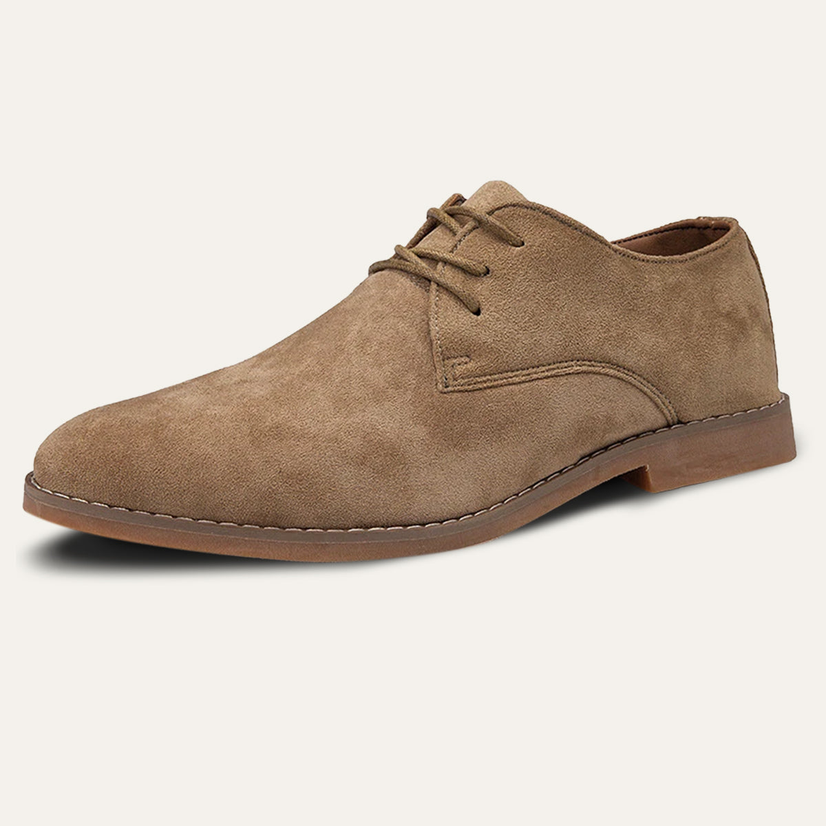 Axel | Men's Suede Oxford Shoe Brown Lace Up
