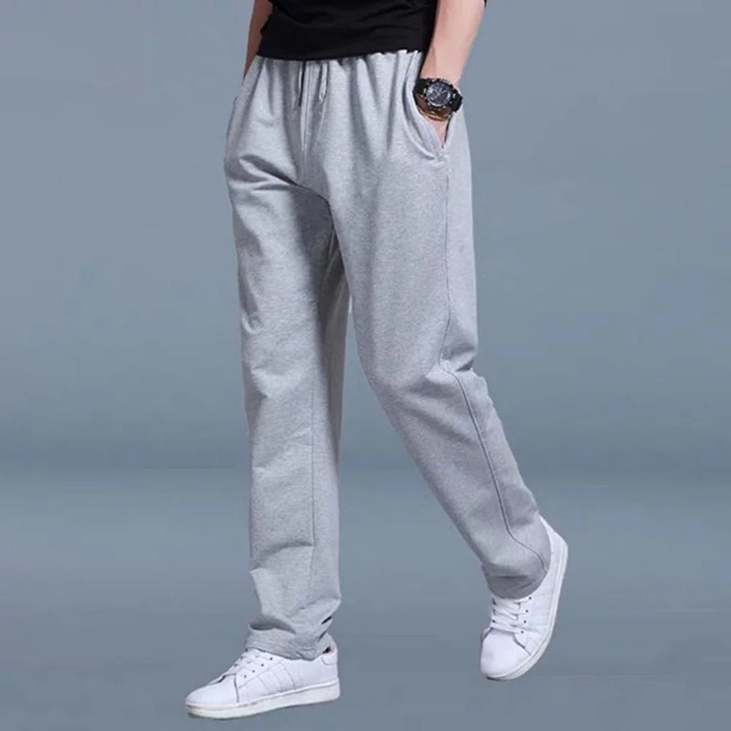 Axel | Men's Relaxed Fit Sweatpants Gray Drawstring Waist