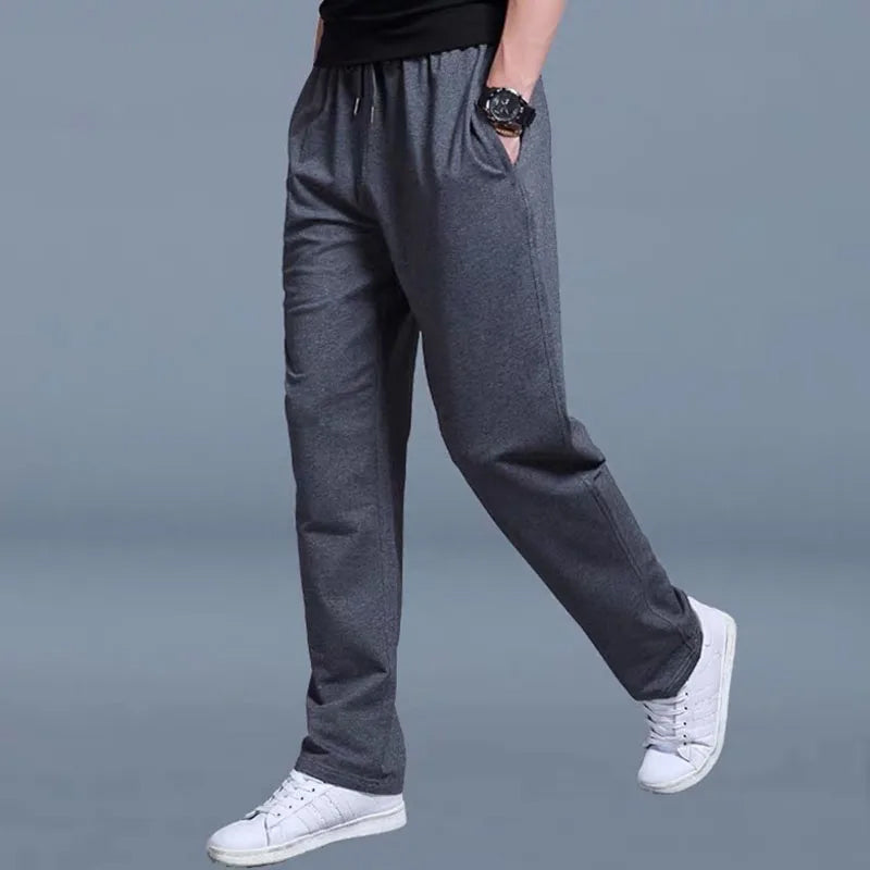 Axel | Men's Relaxed Fit Sweatpants Gray Drawstring Waist