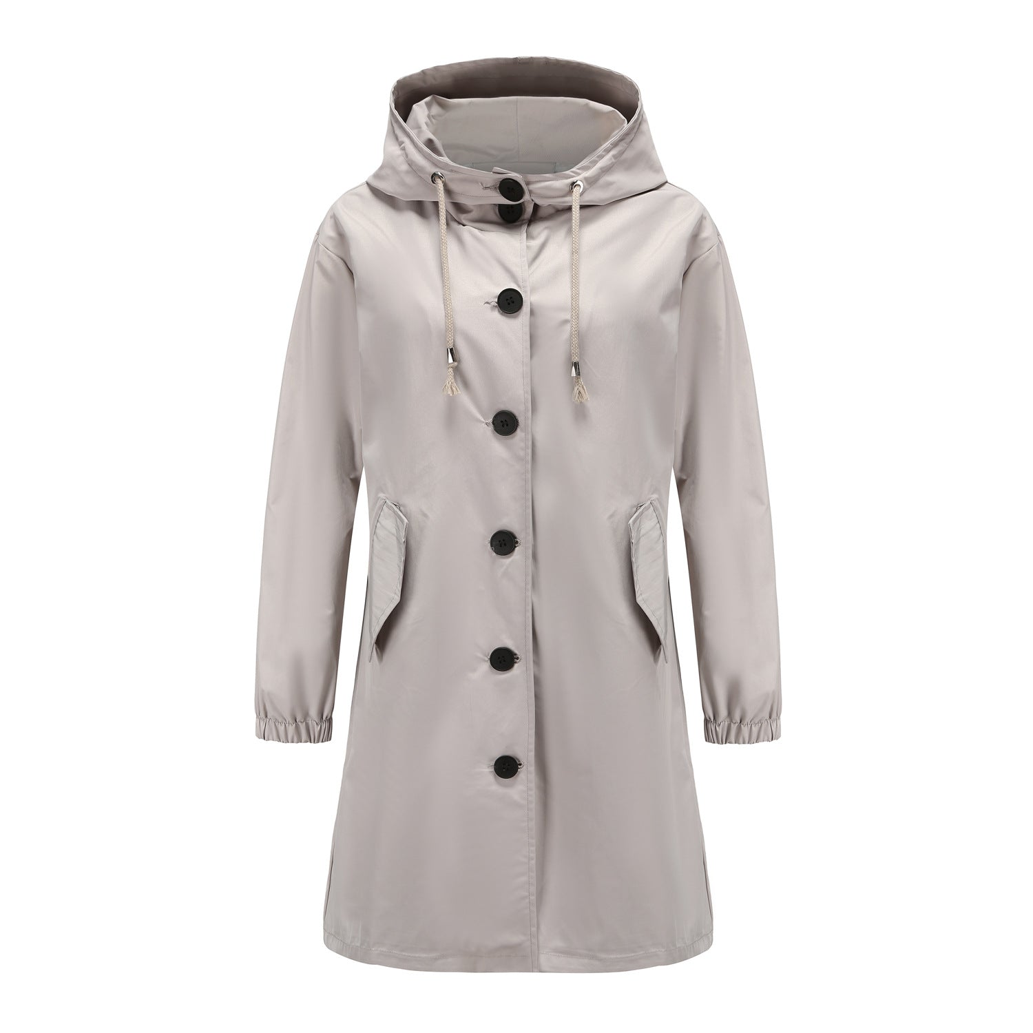 Dama Washington Colombe women's hooded a-line coat - view 4