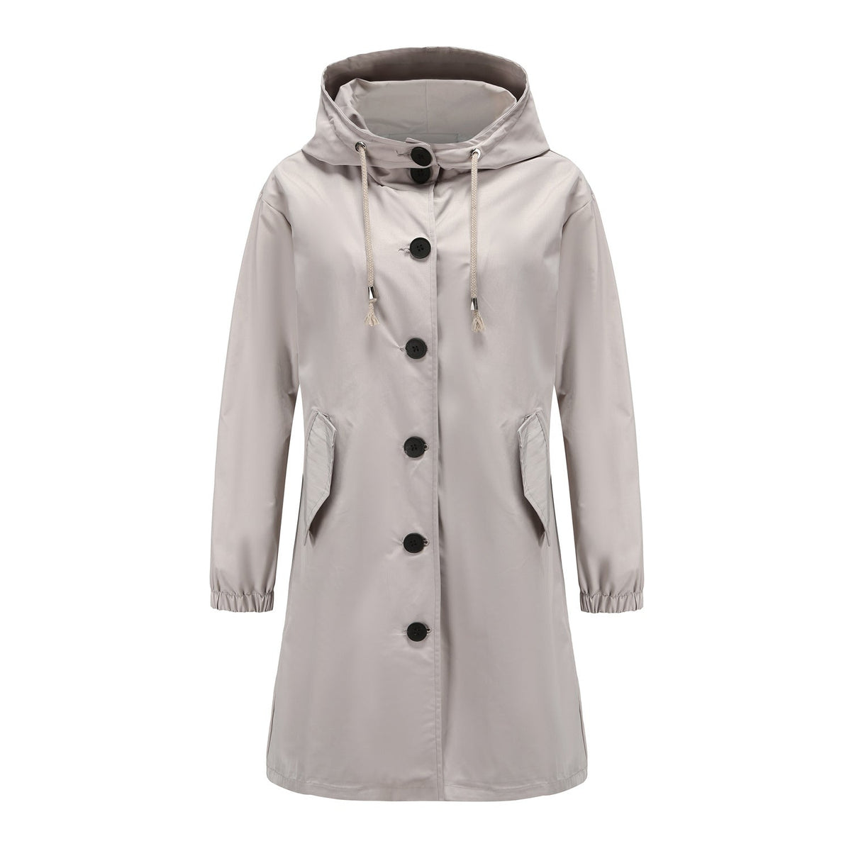 Dama Washington Colombe women's hooded a-line coat - view 4