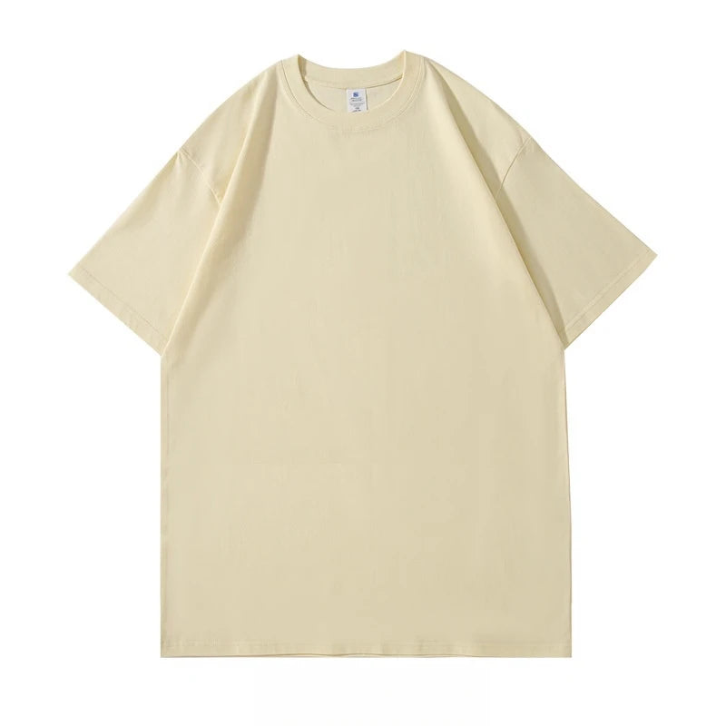 Axel | Men's Oversized Cotton Crewneck T Shirt Gray