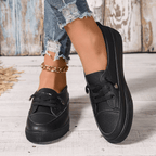 Dama Washington Stella women's platform lace up sneakers white - view 9
