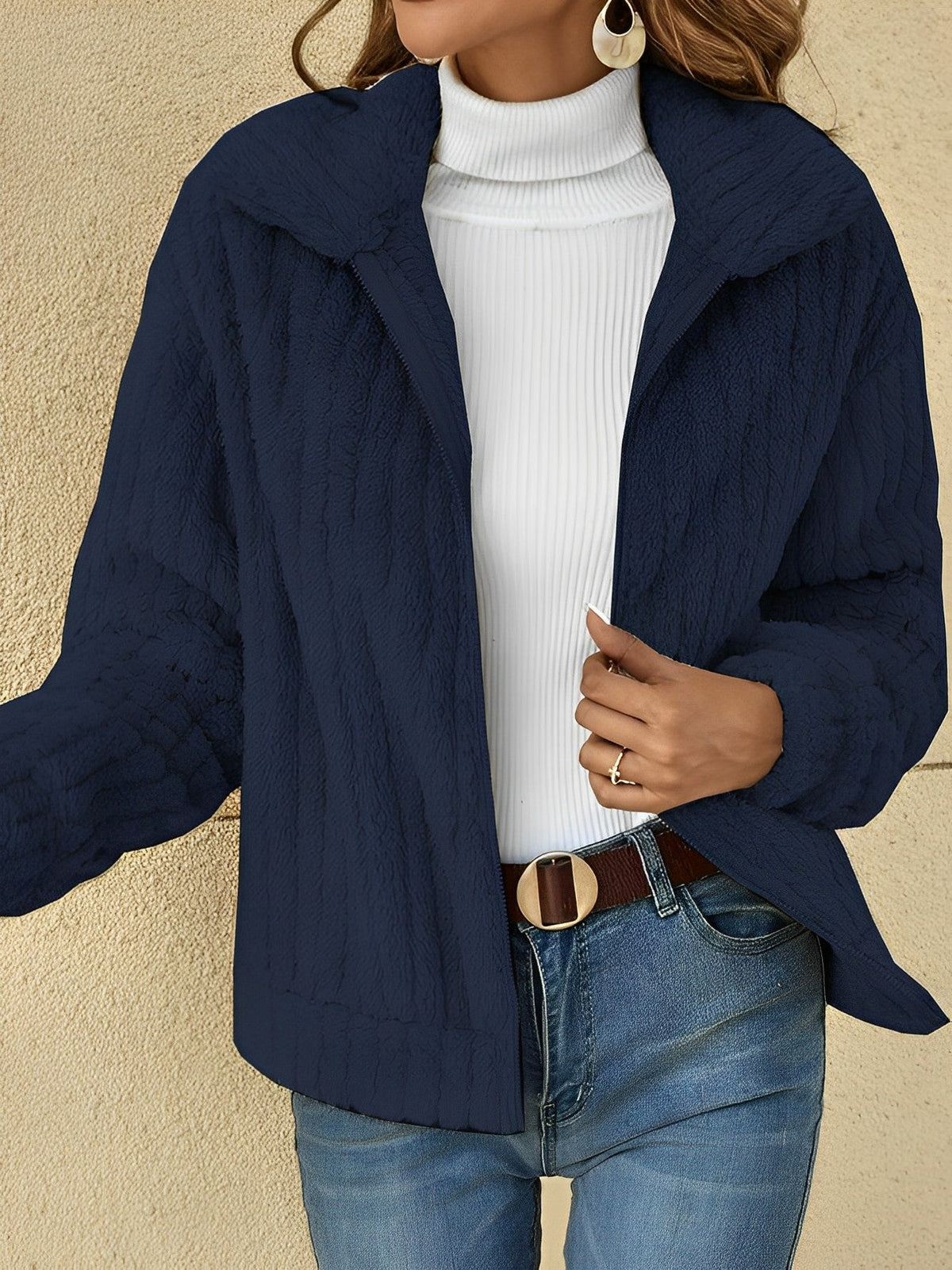 Dama Washington Priscilla women's zip-up relaxed fit jacket - view 2