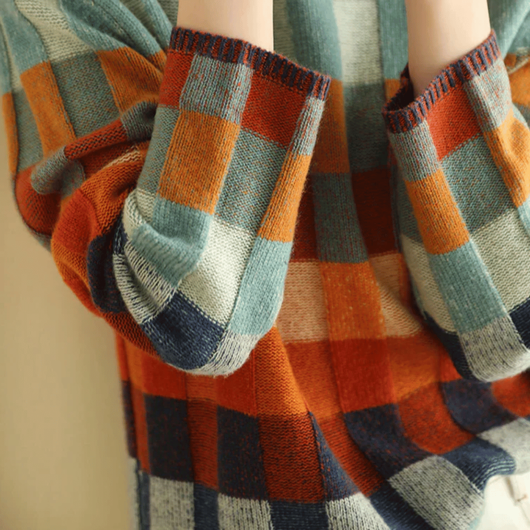 Dama Washington Freya turtleneck color block sweater - view 4