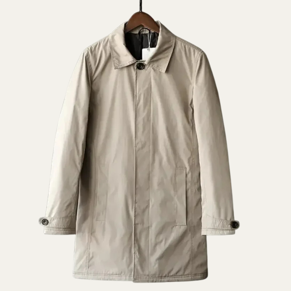 Bram | Men's Lightweight Rain Coat Beige Waterproof