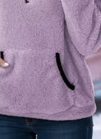 Dama Washington Luisa women's quarter zip fleece pullover cream - view 10