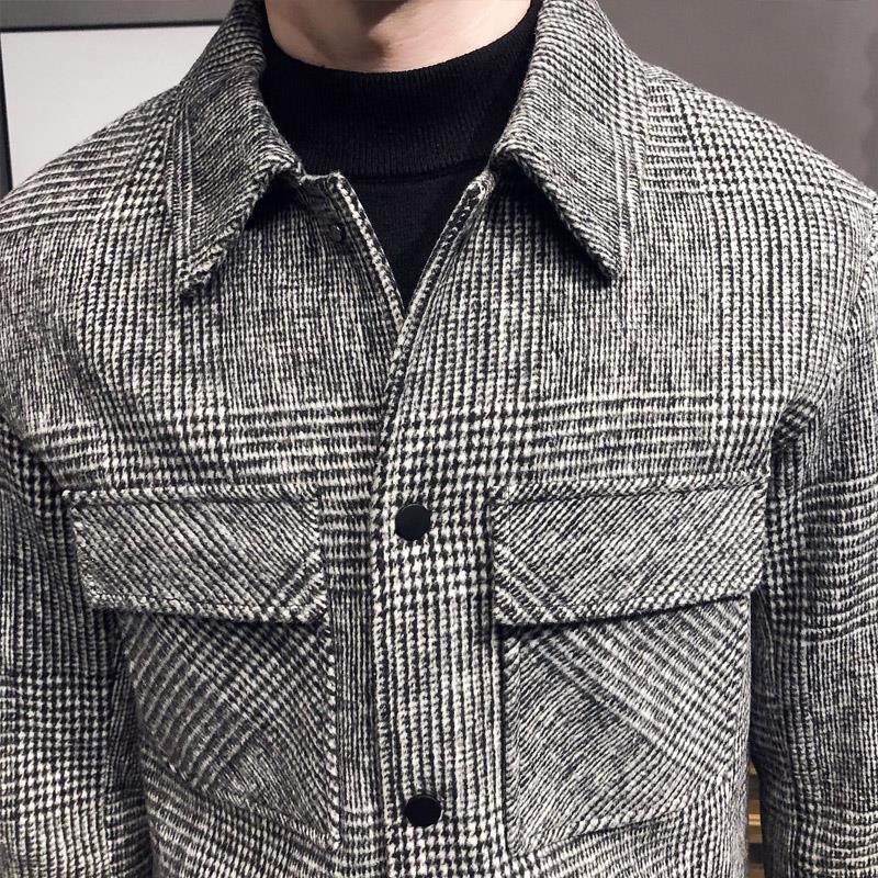 Dama Washington Balthazar men's button-down plaid jacket - view 3