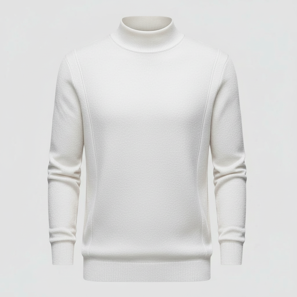 Ashford | Men's Turtleneck Sweater Navy