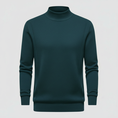 Dama Washington Ashford men's turtleneck sweater navy - view 2