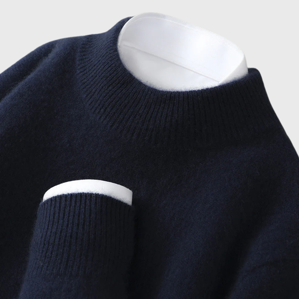 Arlo | Men's Crew Neck Sweater Cream