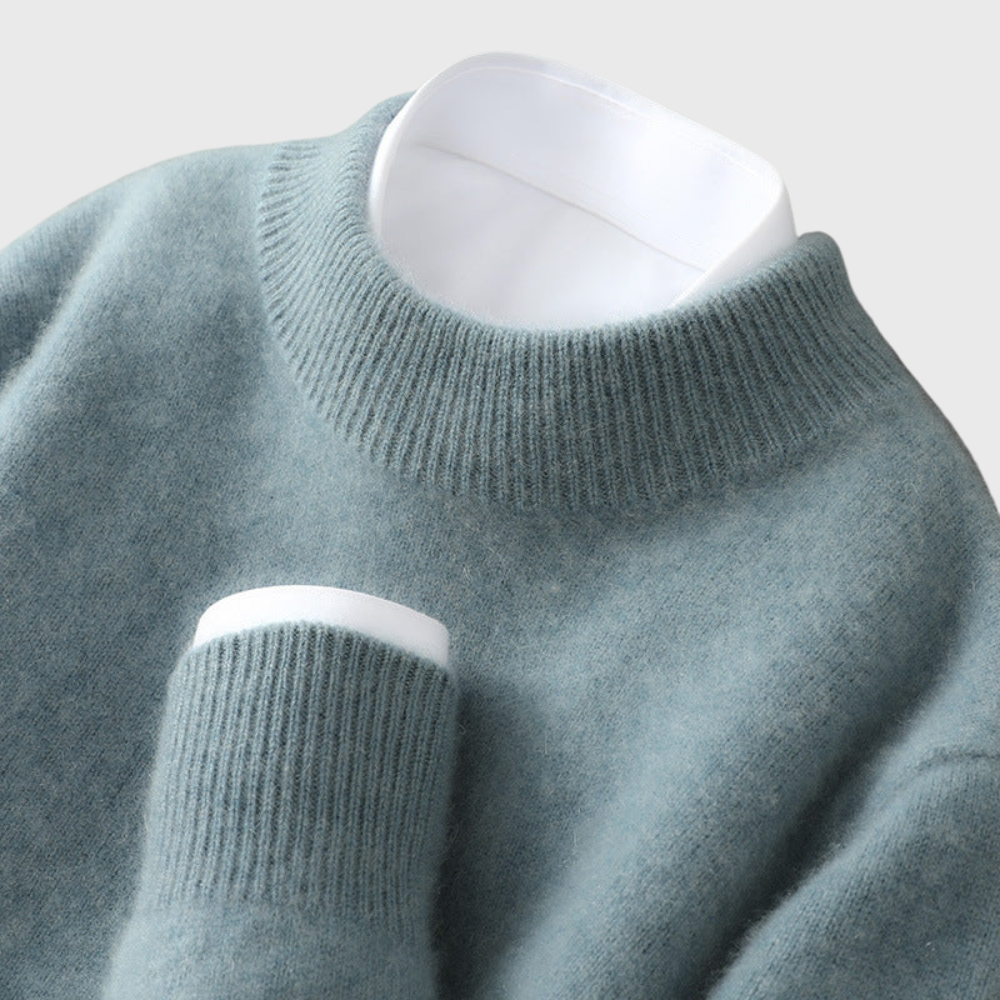 Arlo | Men's Crew Neck Sweater Cream