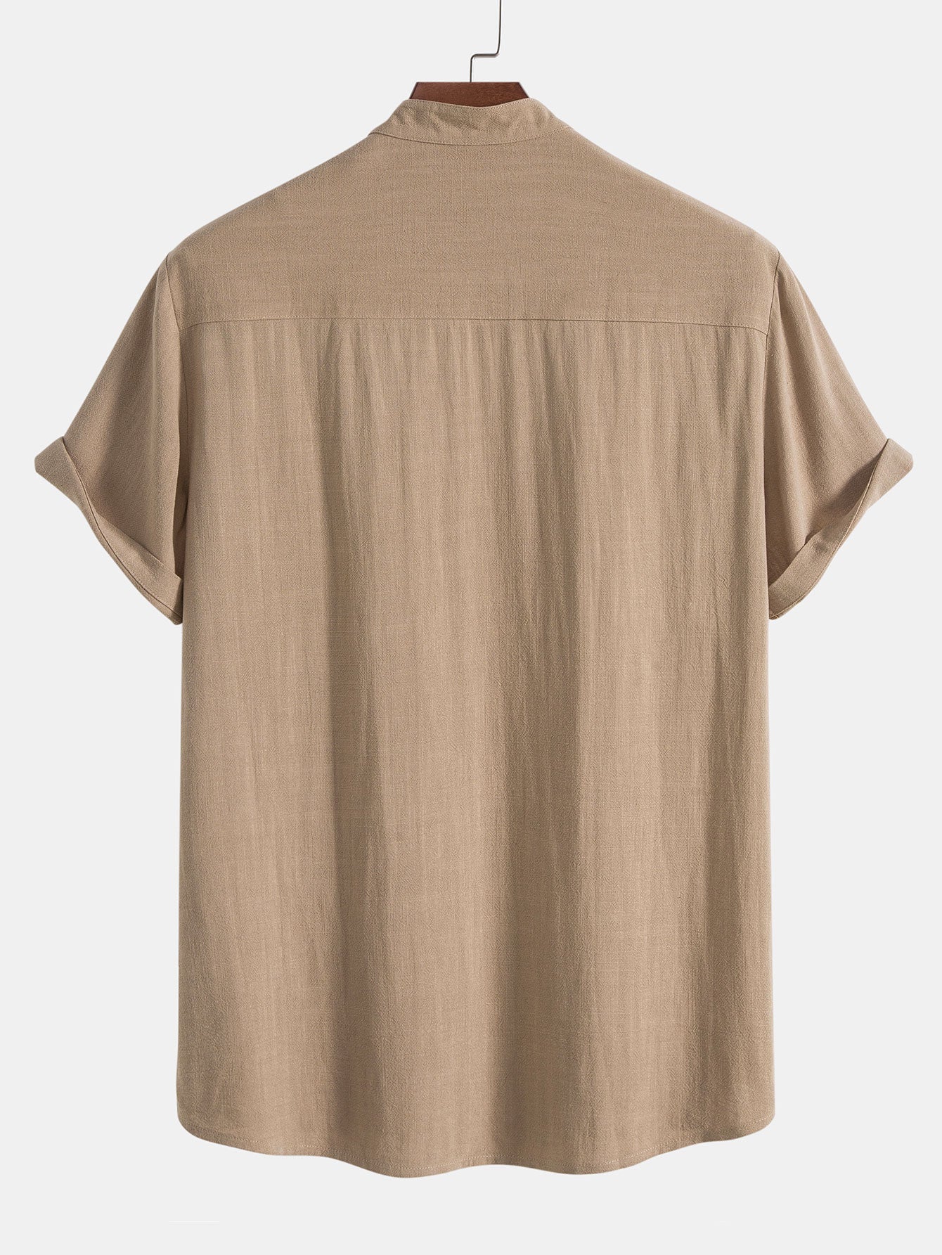 Axel | Men's Casual Linen Shirt Navy Short Sleeve