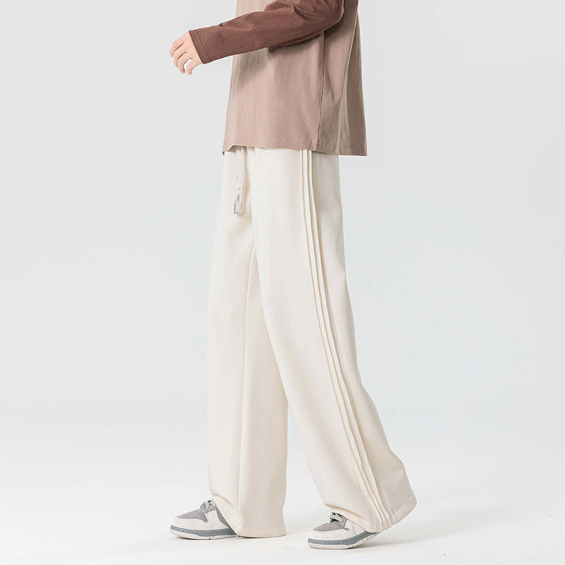 Xander | Men's Relaxed Fit Drawstring Pants Cream