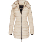 Dama Washington Demi women's puffer coat navy long hooded winter - view 4