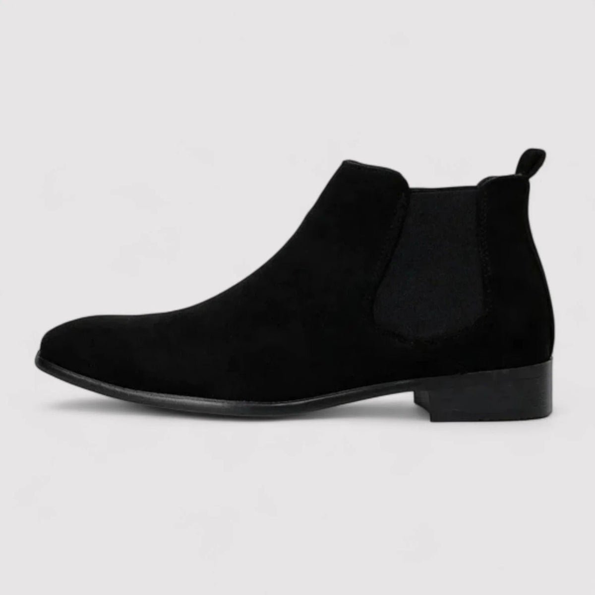 Dama Washington Ines men's suede chelsea boots beige block heel - view 6