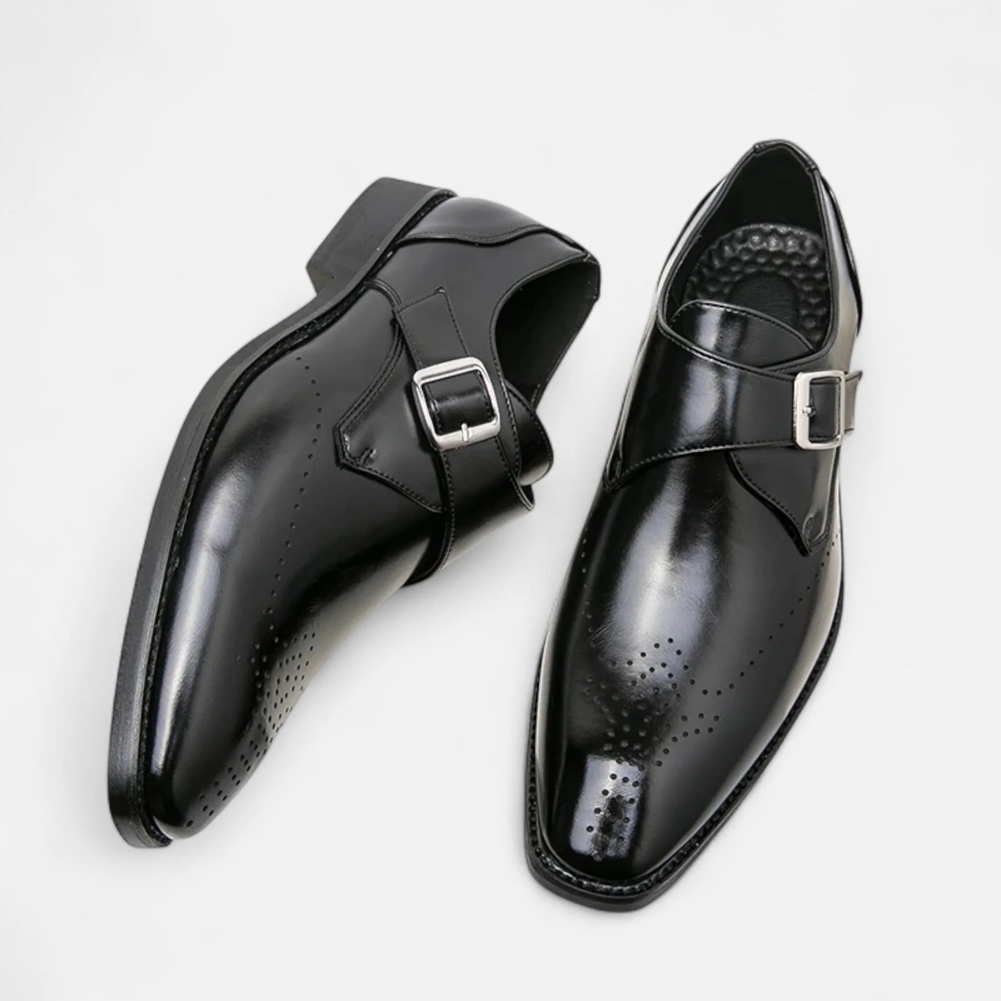 Stella | Men's Oxford Leather Dress Shoes Black
