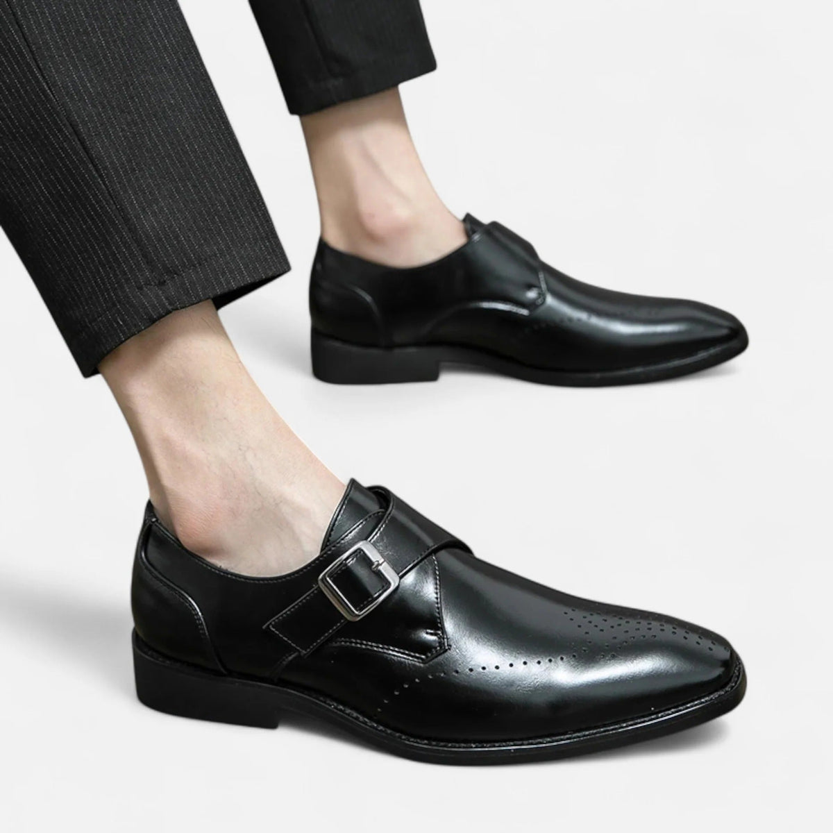 Dama Washington Stella men's oxford leather dress shoes black - view 3
