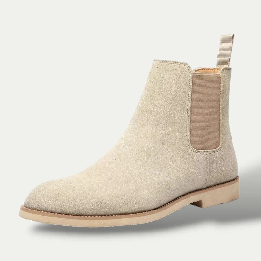 Kai | Men's Suede Chelsea Boots Black Ankle