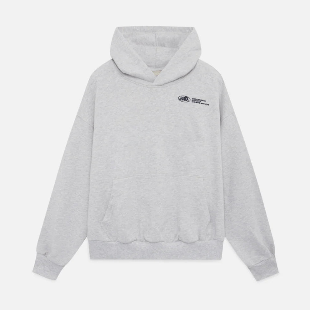 Faye | Women's Oversized Hoodie Black Graphic Print