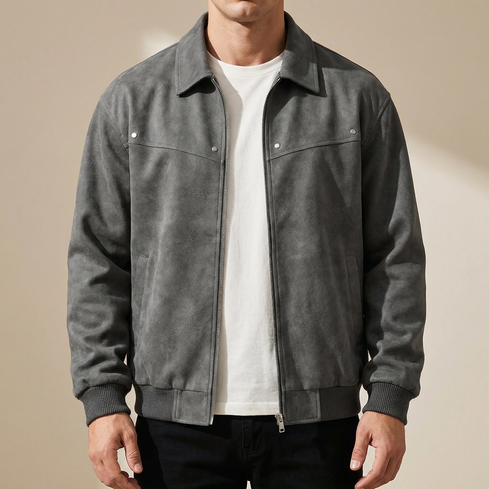 Dama Washington Clovis men's lambskin leather jacket - view 4