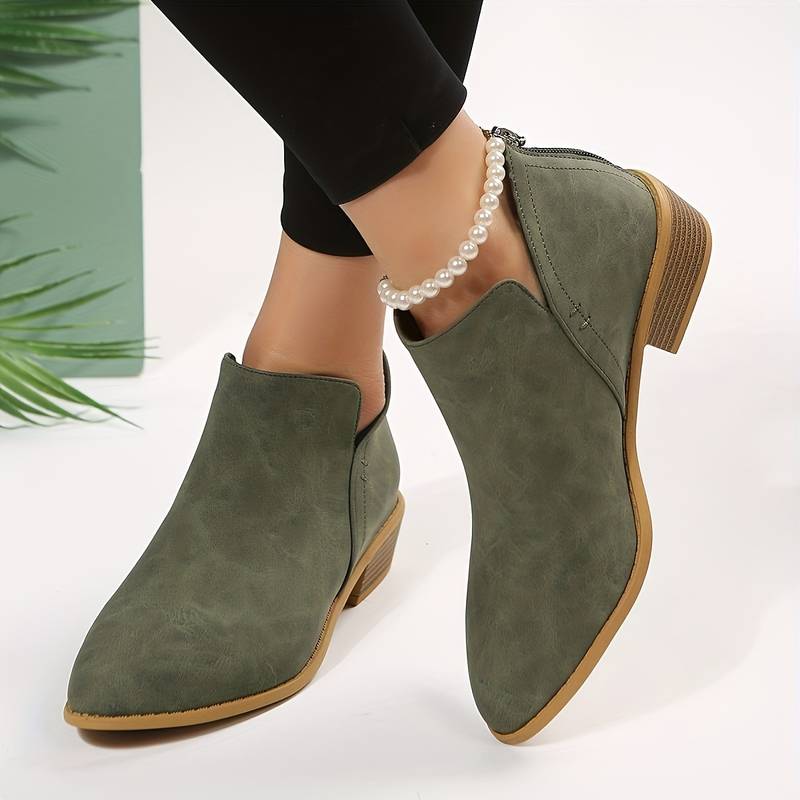 Dama Washington Delfina pointed toe ankle boots - front view