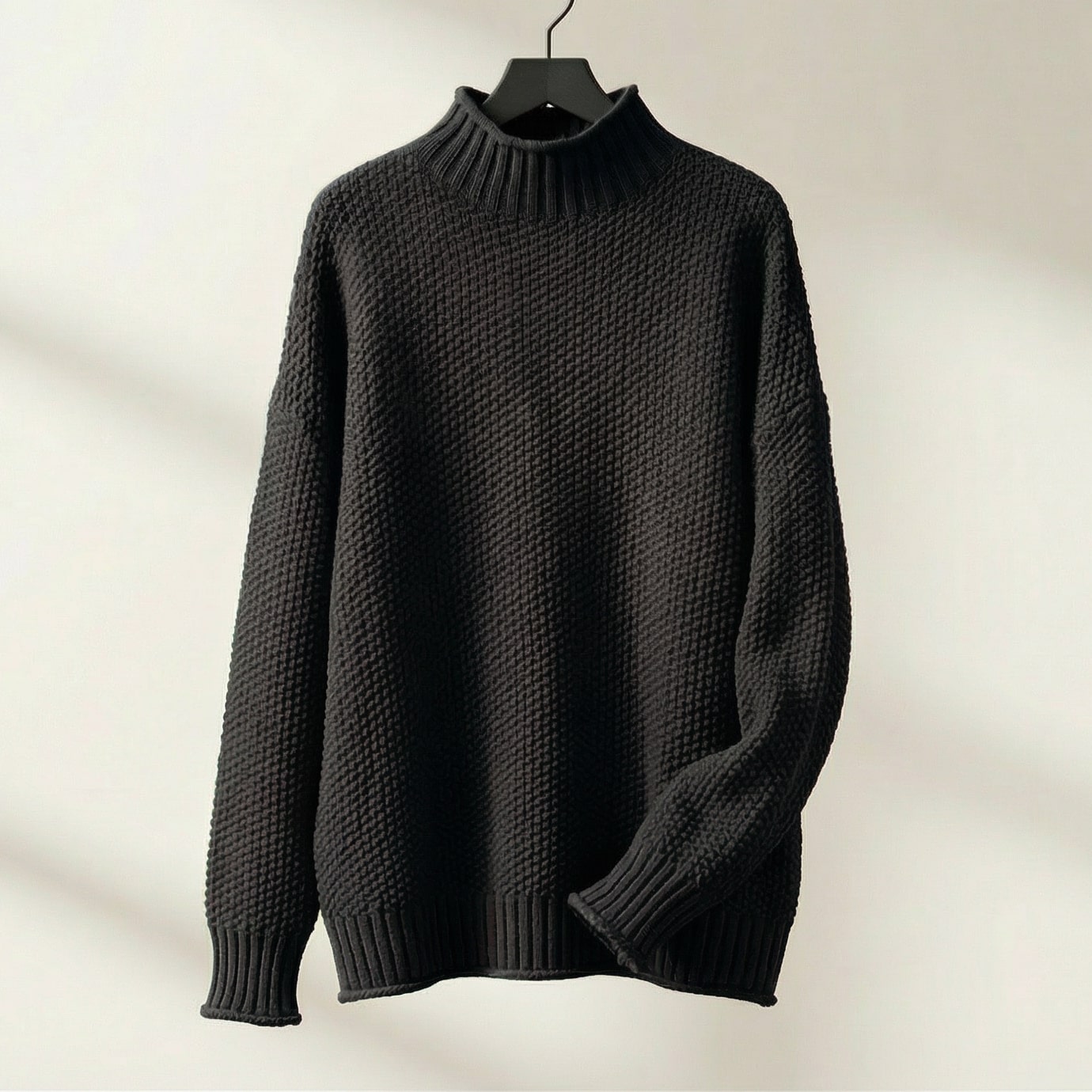 Maren | Women's Mock Neck Knit Sweater Red