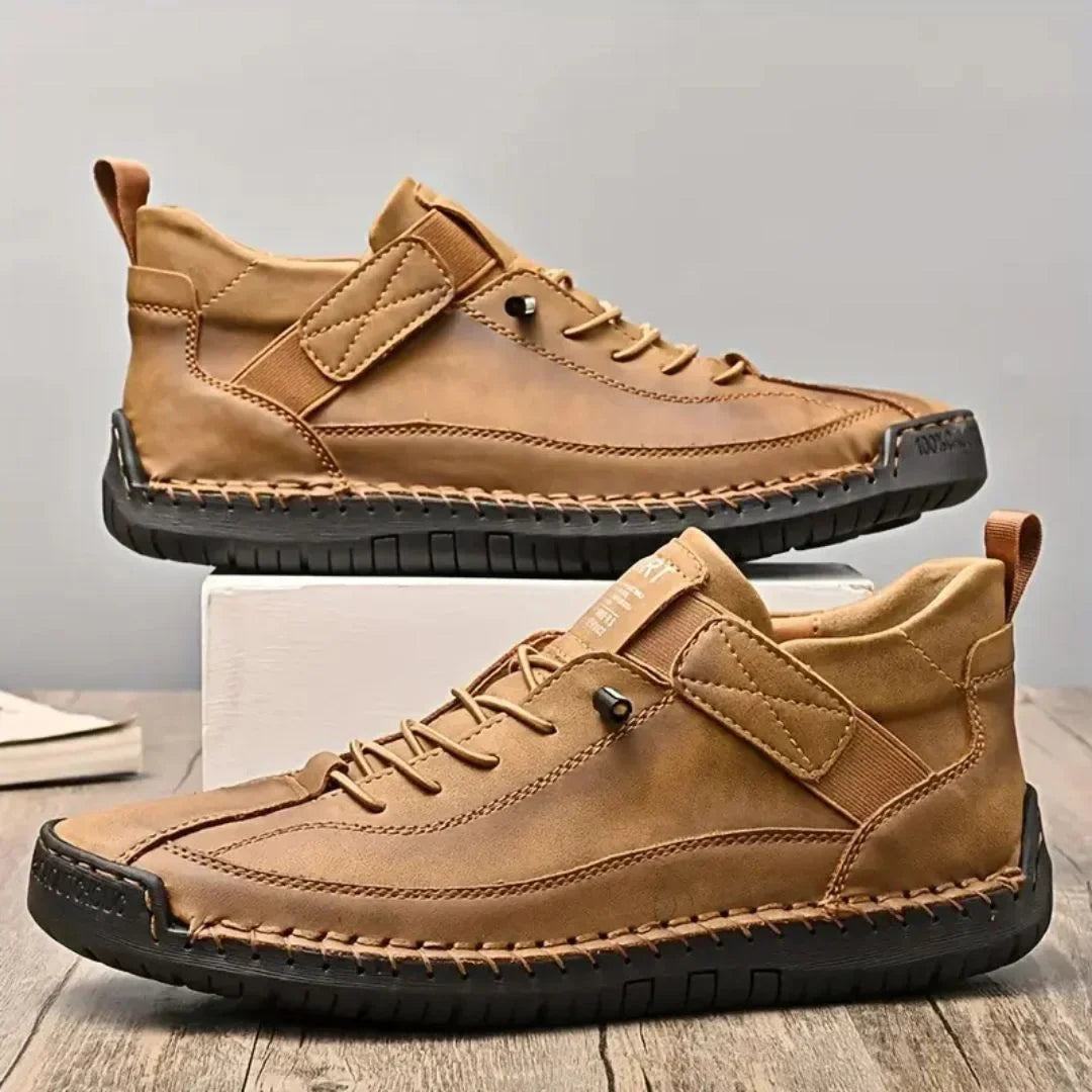 Arlo | Men's Casual Lace Up Shoes Black Leather