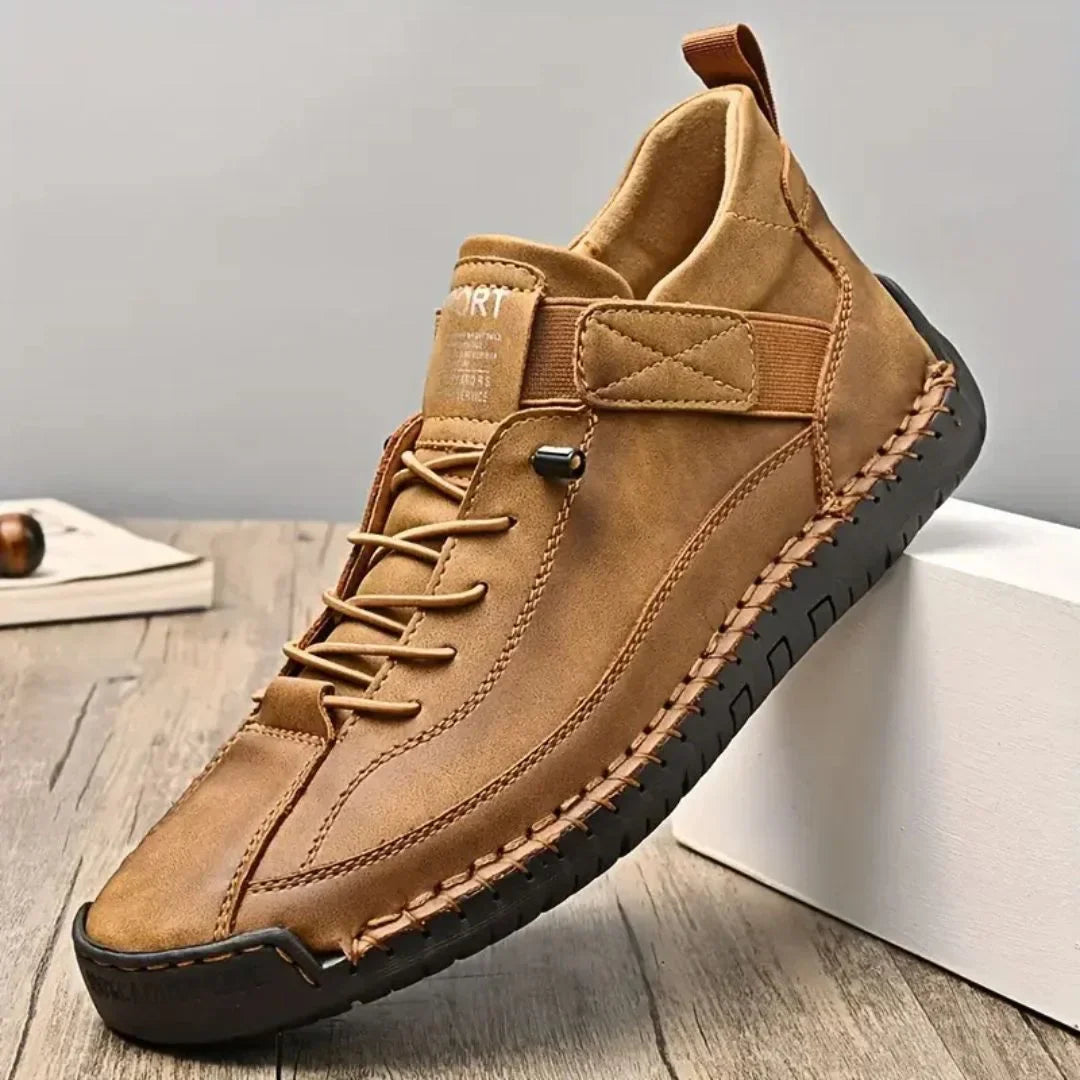 Arlo | Men's Casual Lace Up Shoes Black Leather