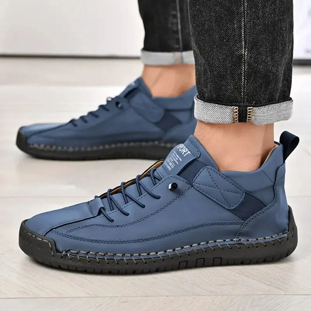 Arlo | Men's Casual Lace Up Shoes Black Leather