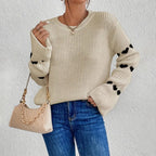 Dama Washington Mabel women's long sleeve crew neck sweater - view 3